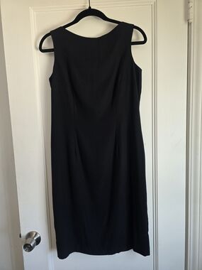 Hillard & Hanson Black Sleeveless Midi Dress